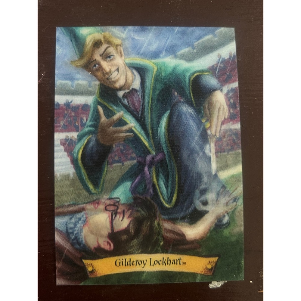 Harry‎ Potter Gilderoy Lockhart Trading Card 9/12 Warner Bros 2004 Collectible